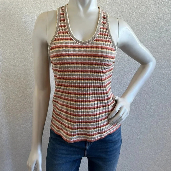 Madewell "retro style tank  stripe size Large - Picture 5 of 5